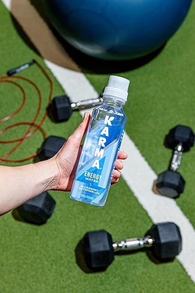 KARMA ENERGY DRINK Â€“ 12 PACK, BLUEBERRY WATERMELON CAFFEINATED WATER WITH COGNIZIN® NOOTROPICS, VITAMINS & IMMUNE SUPPORT, LOW CALORIE