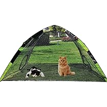 PET テントハウス グリーン ペットハウス キャンプテント型 犬猫・小動物用 グリーン