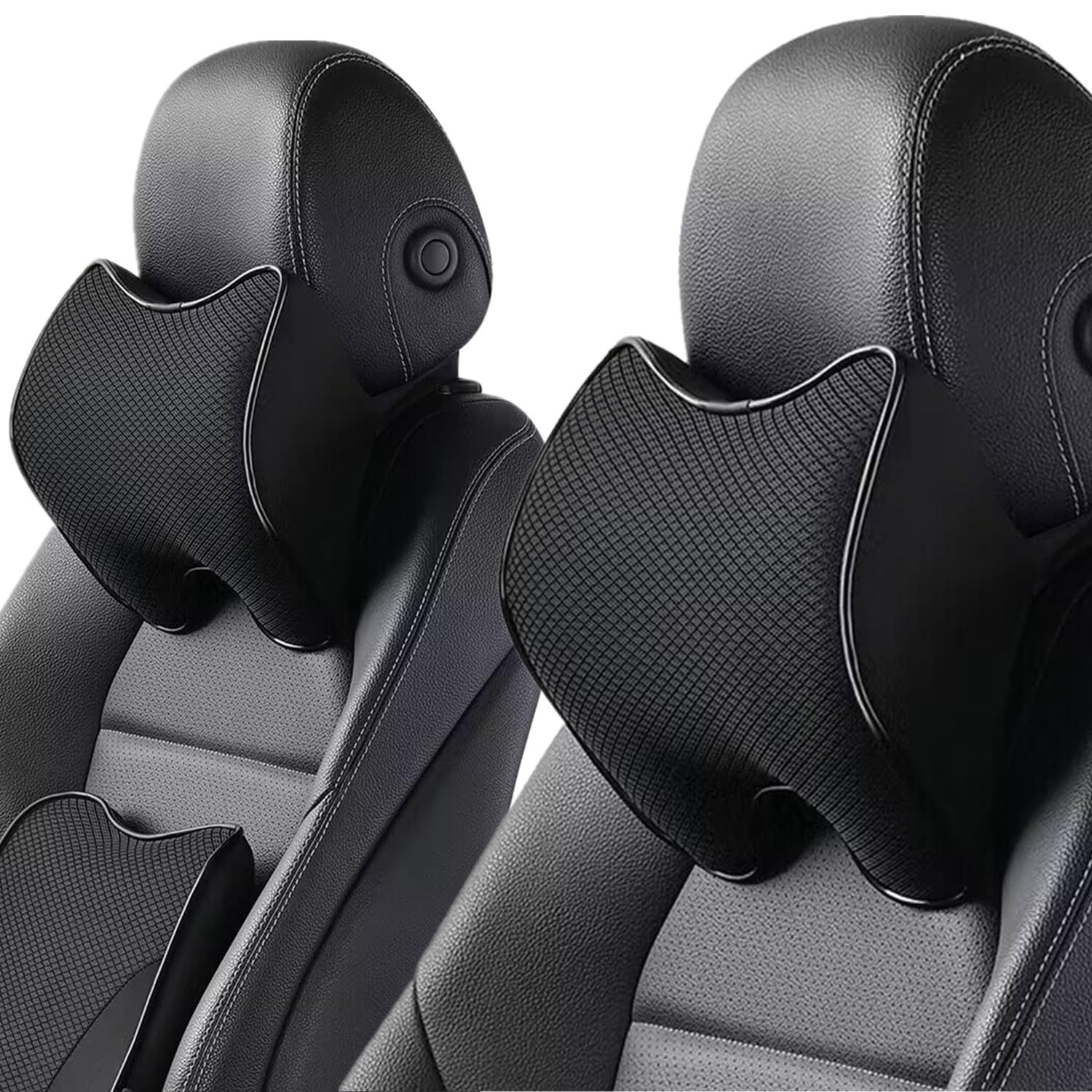 Ovyuzhen Car Neck Support Pillow,Car Neck Pillow for Relieving Neck Fatigue 100% Soft Memory Foam,Ergonomic Design