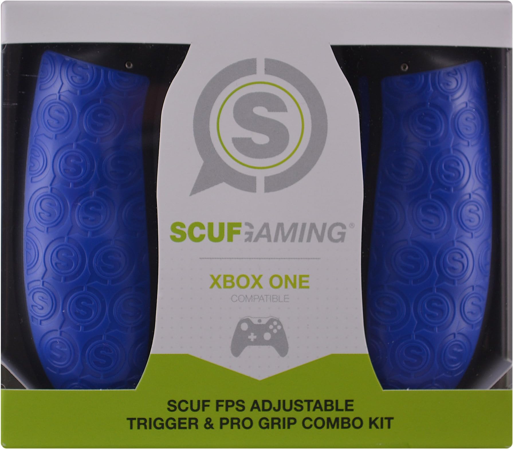 SCUF FPS Adjustable Trigger & Pro Grip Combo Kit - Xbox One Compatible (Blue)