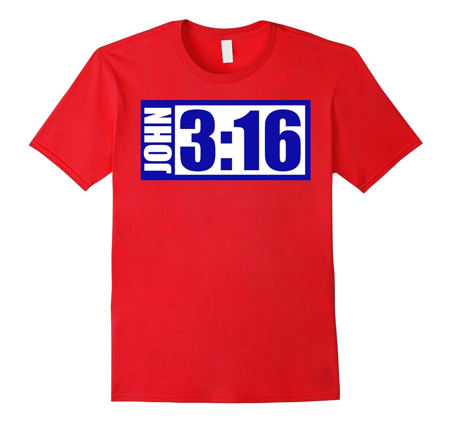 Christian Religious TShirt John 3:16 John Three Sixteen-ANZ