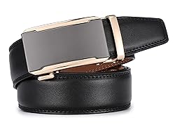 guvoosm Mens Belt,Ratchet Dress Adjustable Belts