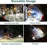 HYCHIKA 100W LED Work Light 12000LM IP65 6500K Foldable Stand 2m Cable view 7
