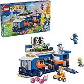 LEGO Sonic The Hedgehog Team Sonic Command Truck Building Toy - Pretend Play Vehicle W/5 Figures for Boys & Girls, Ages 8+ - Toy Building Blocks for Kids - Gift Idea for Birthdays - 77006