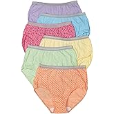 Fruit of the Loom Women's 6-Pack Heather Brief Panties