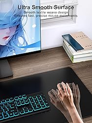 TopMade Wireless Charging Mouse Pad, Gaming