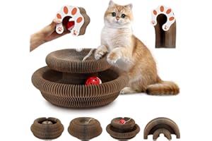 Kitty Kurlz Cat Toy, Kitty Kurlz Cat Scratching Board, Folding Magic Organ Cat Scratching Board, Interactive Scratching Board