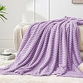 BEDELITE Valentines Day Blanket for Couch, 3D Ribbed Jacquard Soft and Cozy Fleece Throw Blanket for Sofa and Chair, Fluffy Plush Lightweight Blankets for Bed, for Women, 50x60 inches