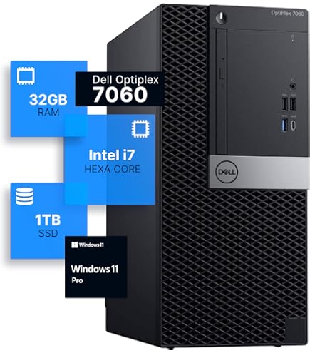 Amazon.com: Dell OptiPlex 5060 SFF Desktop Computer with Monitor