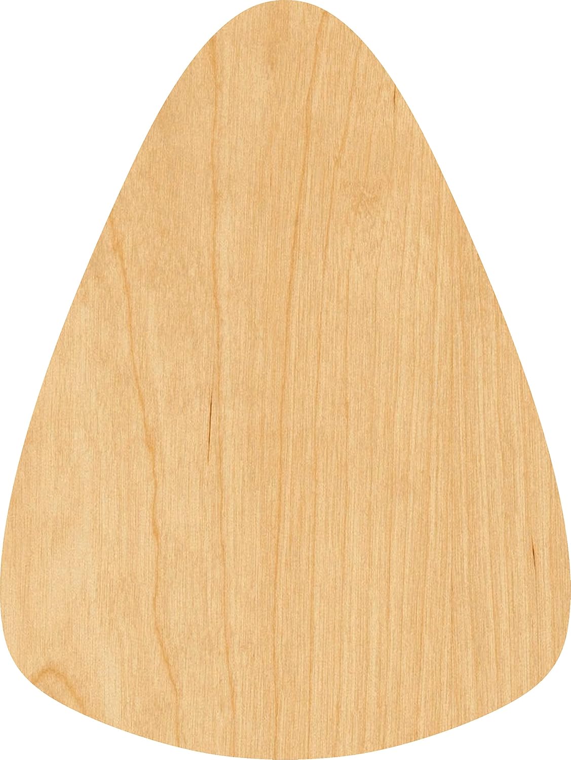 Mixed Media - Candy Corn Laser Cut Out Wood Shape Craft Supply - 4 Inch