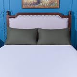 NTBAY 2 Pack 50x90 cm 100% Brushed Microfiber Pillowcases Dark Grey view 5
