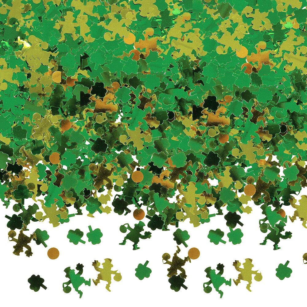 Amscan 379968 Confetti 70G:Shamrock