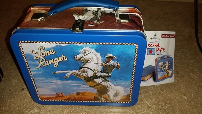 The Lone Ranger Small Tin Lunch Box - Hallmark School Days