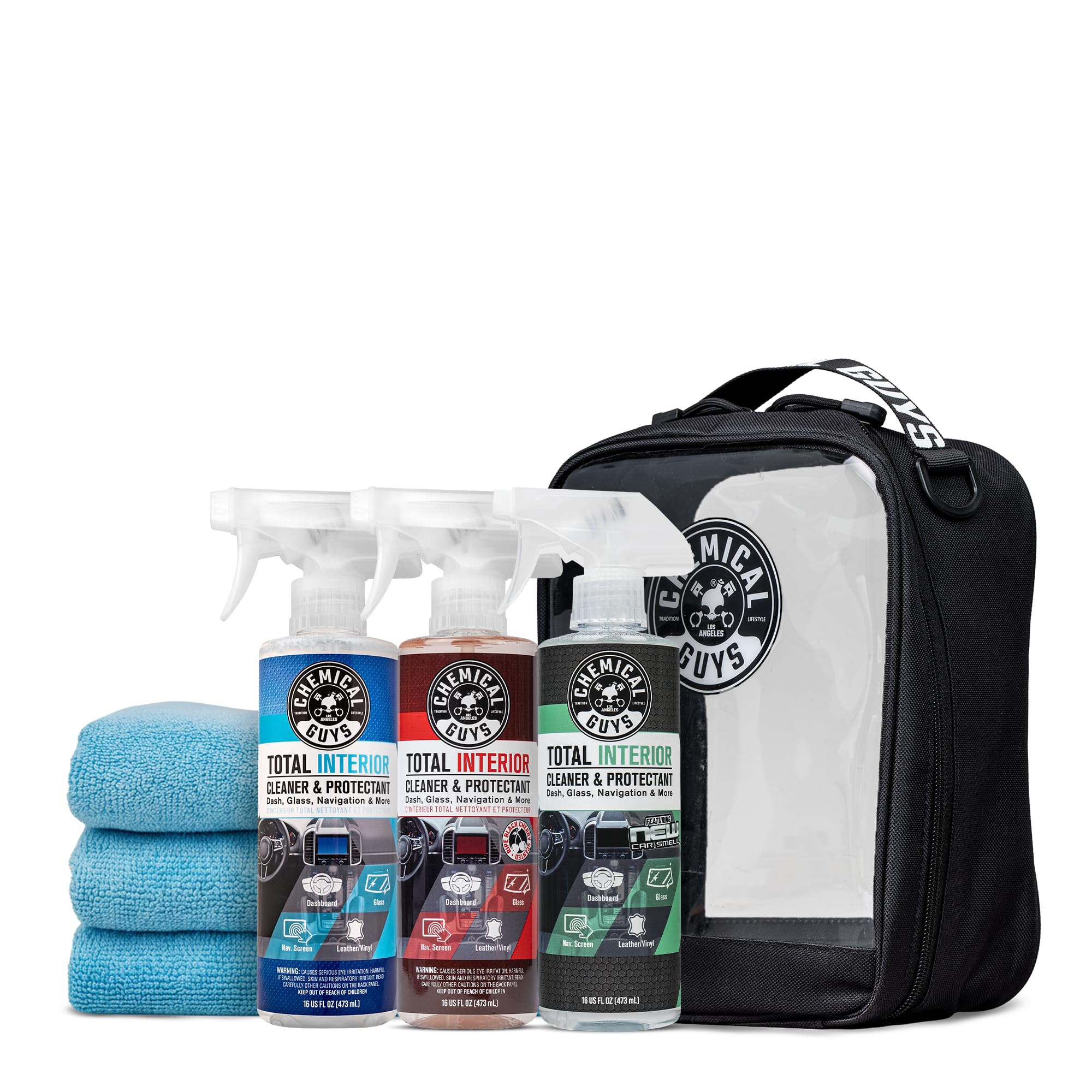 Chemical Guys, Total Interior Cleaner & Protectant, 3 Scents, 3 x 16 oz