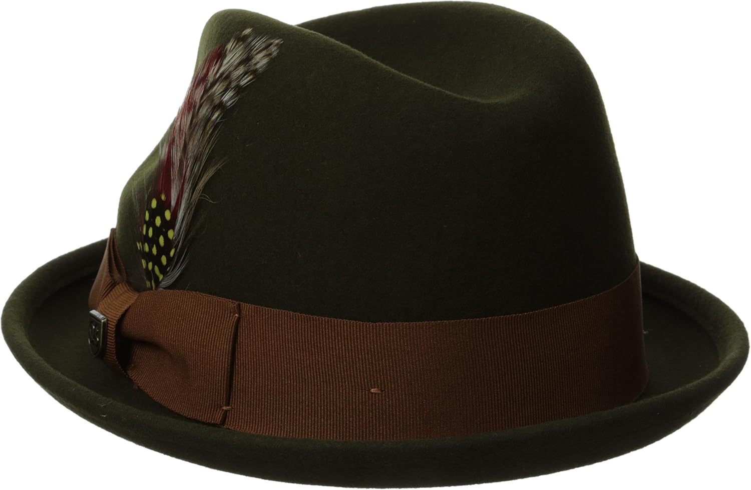 Brixton Men's Gain Fedora Hat: Clothing