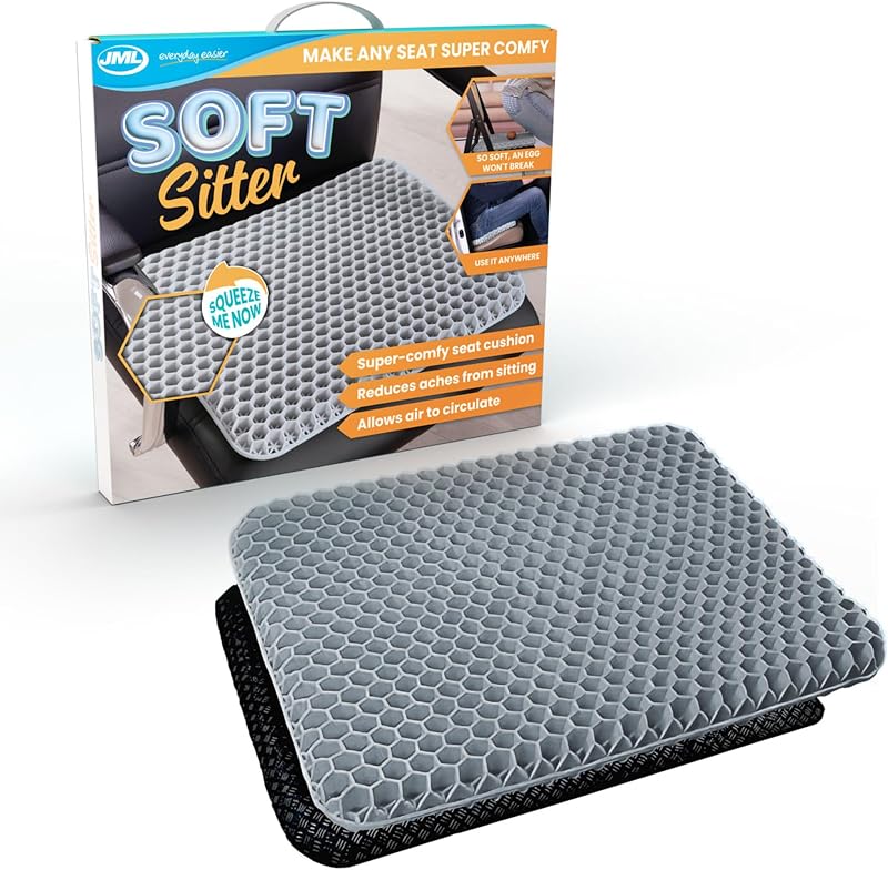 JML Soft Sitter Grey Cushion with Cover Bundle