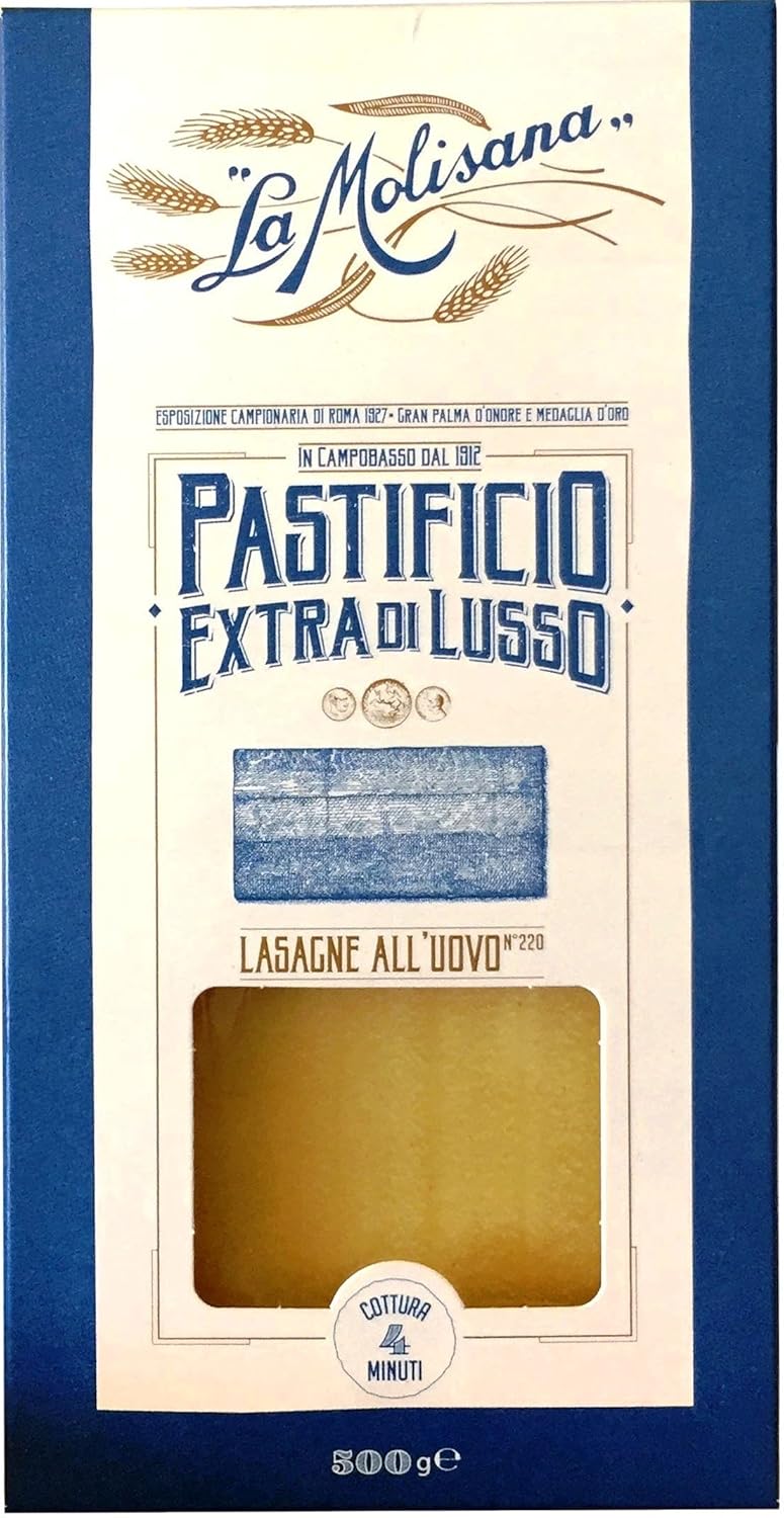 La Molisana Pasta Alluovo Lasagne, 500g Amazon.in Grocery & Gourmet Foods