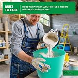 Neat 42L Flexi Tubs 3 Pack Duck Egg Blue with Handles Large Garden Buckets view 6