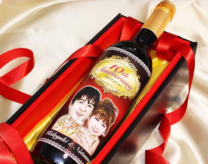 Amazon Co Jp 名入れ 誕生祝い 似顔絵ワイン 白ワイン1本 750ml B フォトフレーム付き オリジナルラベル ワイン 名入れ 結婚記念日 プレゼント人気 男性 女性 贈り物 結婚記念日プレゼント 人気 結婚 祝い お祝い 酒 似顔絵 ギフト 記念品 グッズ サプライズ