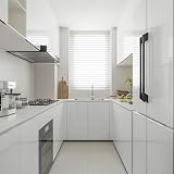 Hode White High Gloss Vinyl Wrap 30cm x 3m Self Adhesive Wallpaper view 3