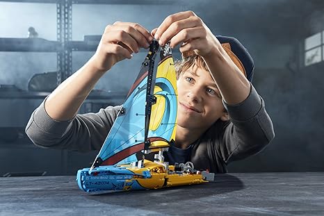 lego technic barco de competicion
