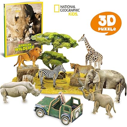 CubicFun National Geographic -African Wildlife 3D Puzzle