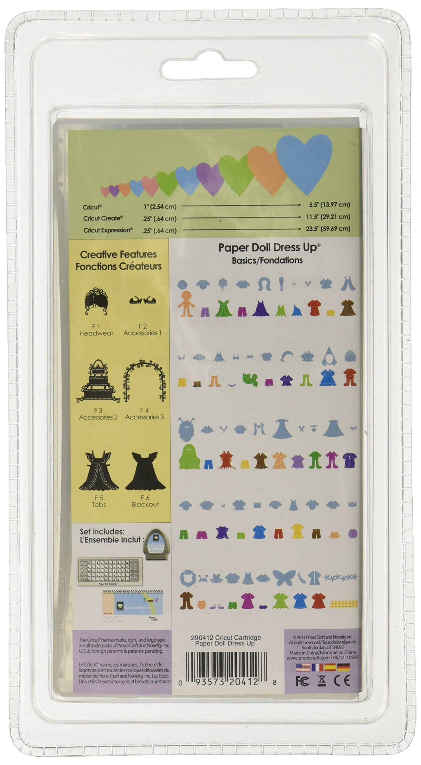 Cricut Cartridge, Paper Doll Dress Up 93573204128 eBay