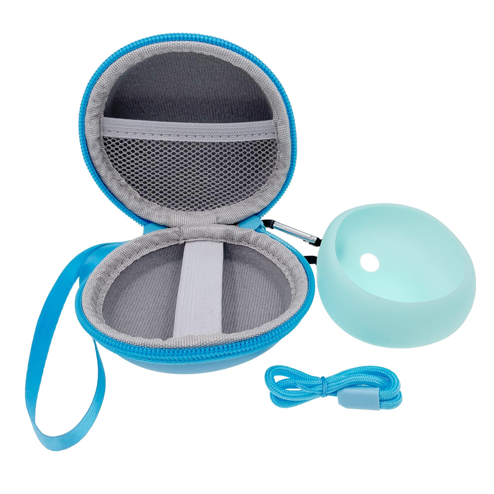 xcivi Hard Carrying Case and Silicone Skin Shell Cover for Tamagotchi Pix Virtual Interactive Pet Game Machine (Blue)
