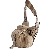 XMILPAX Tactical Sling Bag EDC Crossbody Pack Single Shoulder Backpack Messenger Bag for Outdoor & Urban Use 5L