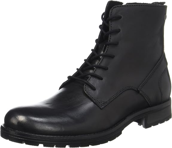 botas militares piel jack & jones