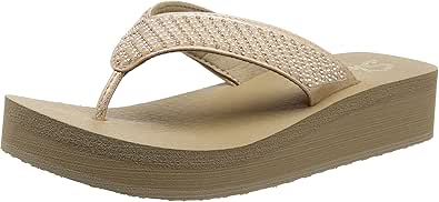 rose gold skechers flip flops