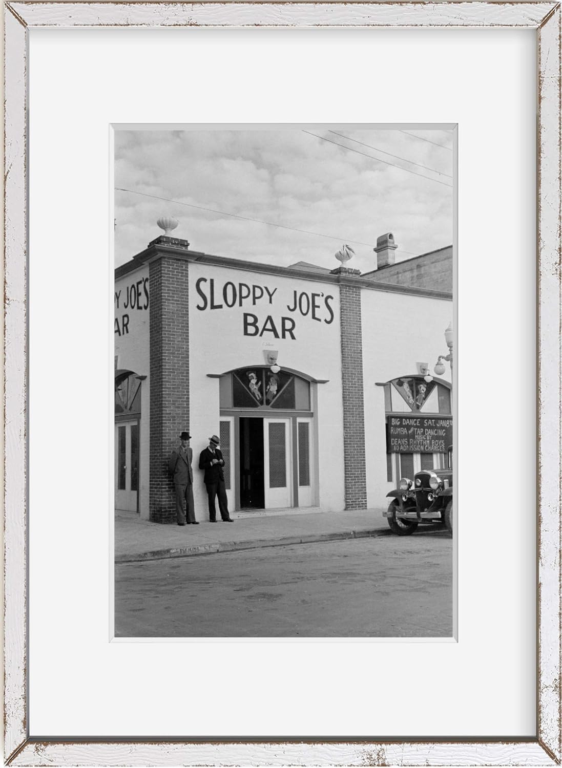 Photographs - INFINITE PHOTOGRAPHS Photo: Sloppy Joe's Bar | Key West, Florida | 1938 | Historic Photo Reproduction | Home Decor