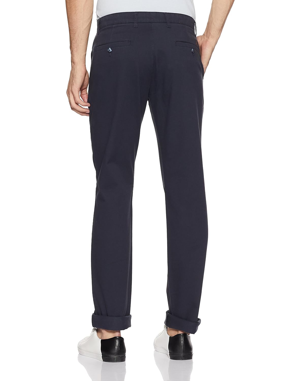 parx men's slim fit casual trousers