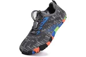 DimaiGlobal Kids Barefoot Shoes Boys Trail Running Shoes Girls Running Shoes Sneakers Athletic Tennis Shoes Toddler Little Kid Big Kid