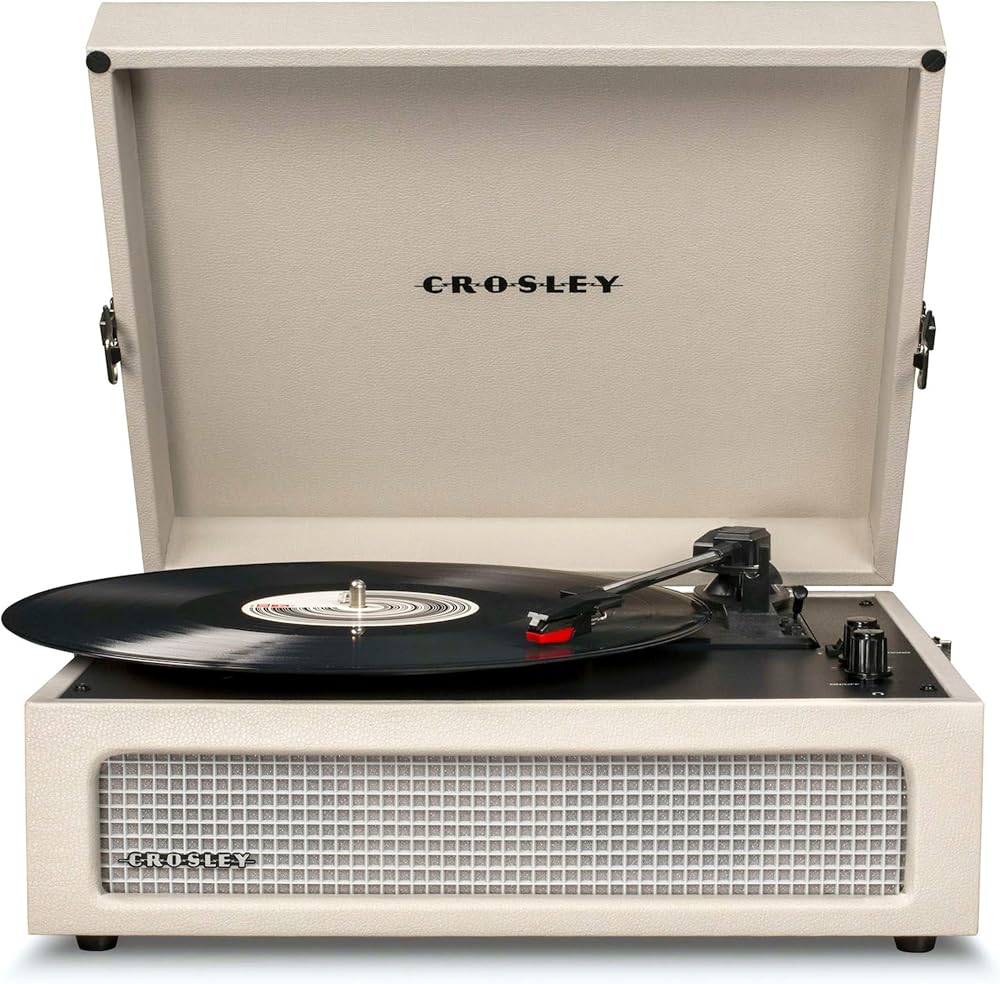 Crosley Voyager Portable Turntable Bluetooth 3-Speed Suitcase Vinyl Player