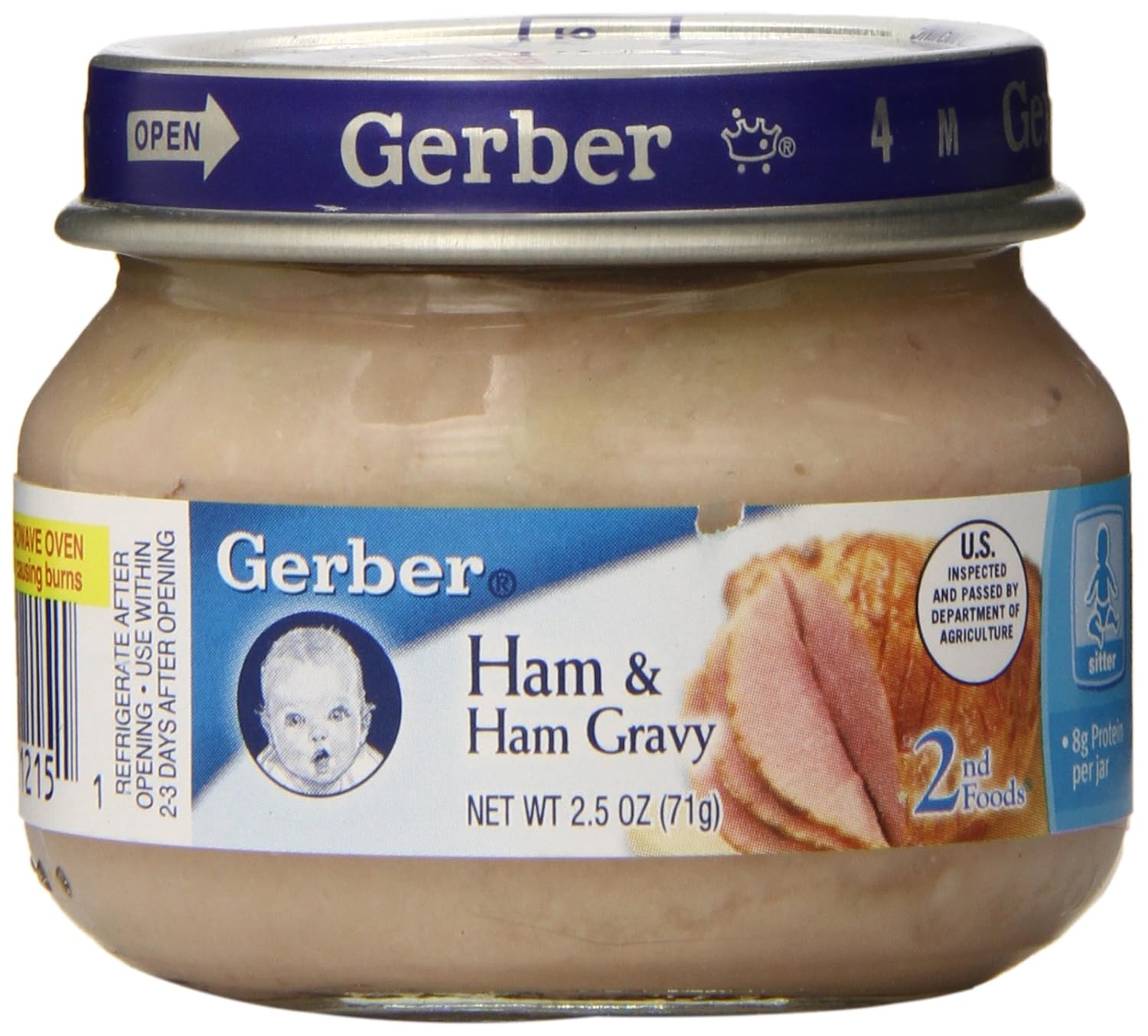 Gerber Ham and Ham Gravy, 2.5 Ounce (Pack of 12)