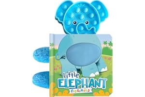 Fidgimals Little Elephant Animal Baby Book | Educational Children's Books, Sensory Board Book with Pop It Fidget Toys, Perfect Sensory Toys for ... Books with Sensory Fidget Popper Animals)