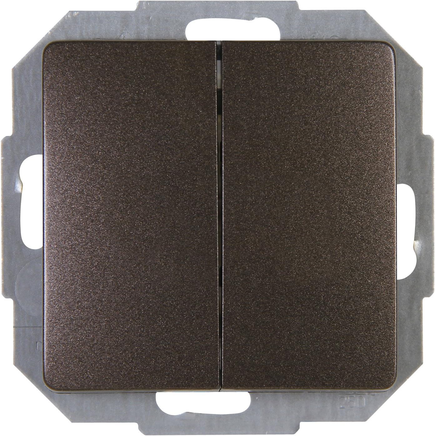 Kopp Paris 650526060 Serial Switch, Rosewood brown