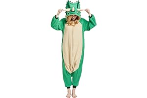SimZoo Adult Animal Onesie Pajamas, Men and Women's Animal Cosplay Costume Sleepwear, One-Piece Unisex Homewear