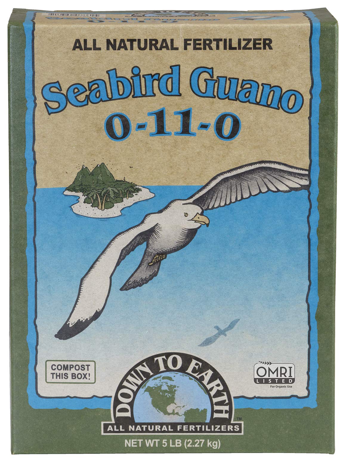 Down to Earth All Natural Seabird Guano Fertilizer