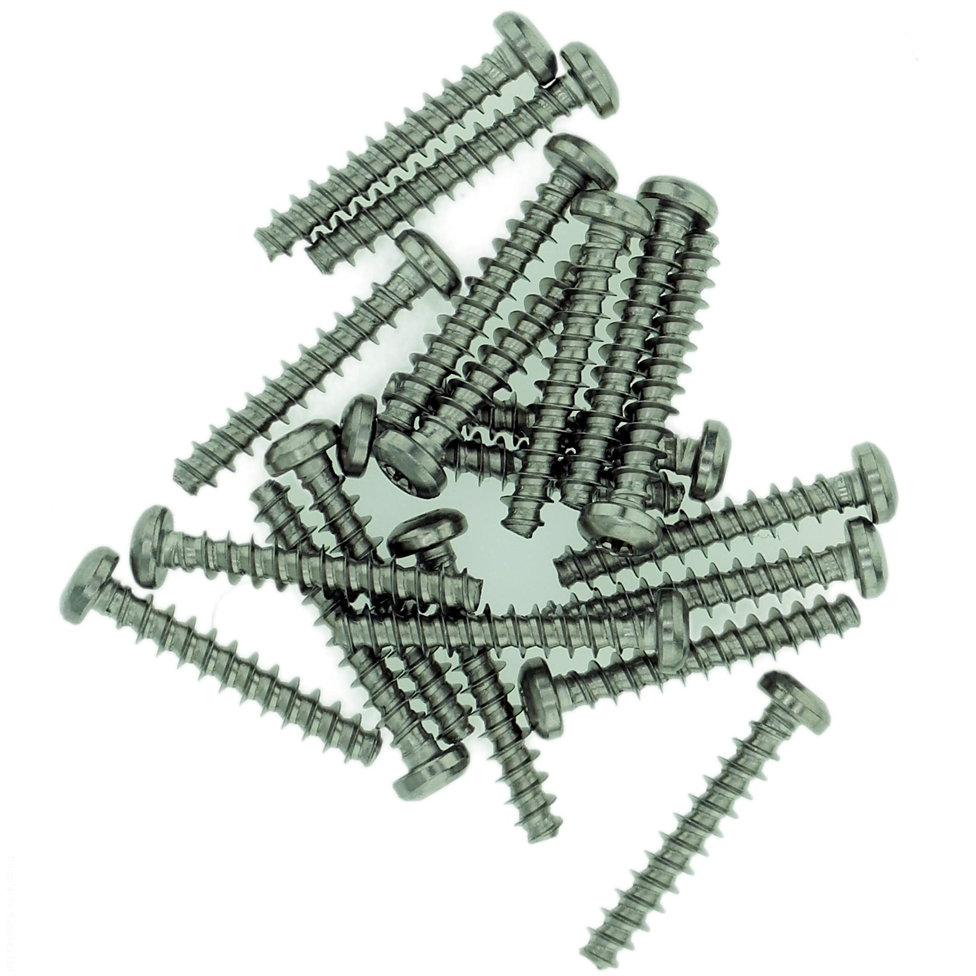 D2.5 (2.5mm x 8mm) TX Pan Screws for Plastic - Stainless Steel (A2) (Pack of 20) โ image 1