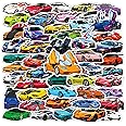 Super car Stickers for Kids, 50PCS Sports Car Stickers,Racing Car Stickers, Cool Waterproof Car Stickers, Stickers Suitable for Water Bottles, Laptops, Skateboard,Helmet,Phone Case