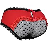 aishani Sissy Pouch Panties Men's Hipster Lace Bikini Briefs Lingerie Underwear