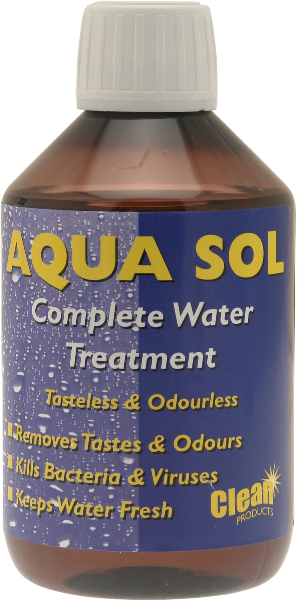 Clean Tabs 020837 Aqua Sol Water Treatment 300ml Blue