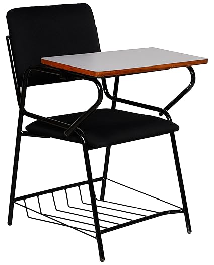 Kozy Corner Padded Metal Folding Study Chair With Writing Pad