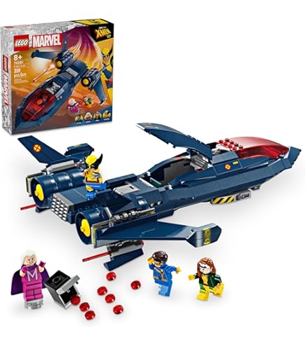 MOSA＋F プラスエ 8本セット Amazon.com: Lego 76281 Marvel X-Jet X-Men Toy Plane Fighter