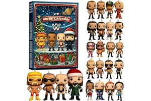 Wrestling Champion 2025 Advent Calendar, 24 Days Countdown Calendar With 24 Legends And Champions, Gifts For Wrestling Fans A
