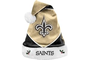 FOCO NFL Colorblock Santa Hat– Limited Edition Hat– Show Your Team Spirit with Officially Licensed Football Holiday Fan Gear