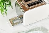 Swan Nordic 2 Slice Toaster 900W 6 Browning Levels Defrost Reheat White view 7
