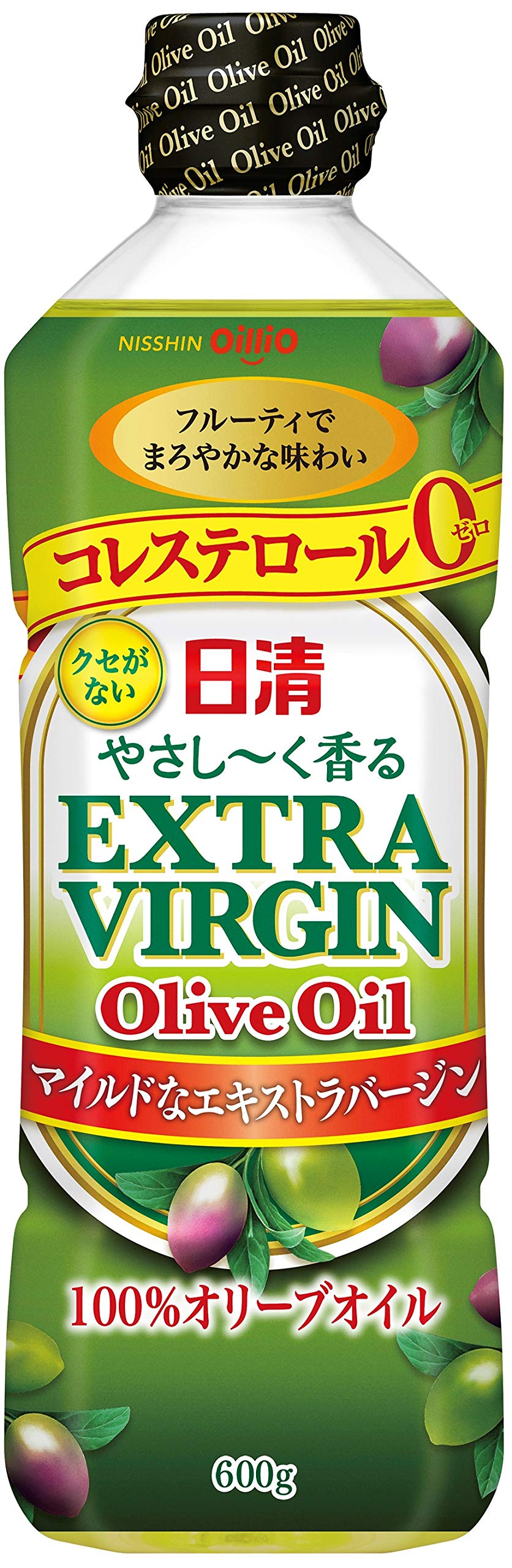 日清オイリオ 日清やさし~く香るエキストラバージンオリーブオイルPET 600g商品画像